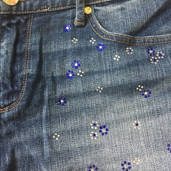 💘NWOT Juicy Couture Embellished Crystal Jeans💘 - Picture 6 of 8